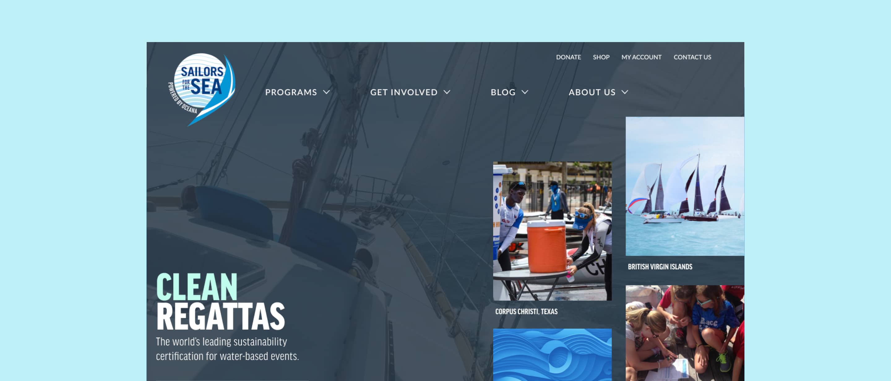 User Registration System for Oceana by 4Site